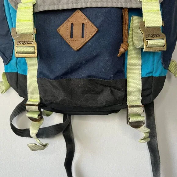 Jansport Skip Yowell Ballard Outdoor Day Backpack Logo Hiking Rugged Retro Nylon - Picture 14 of 16